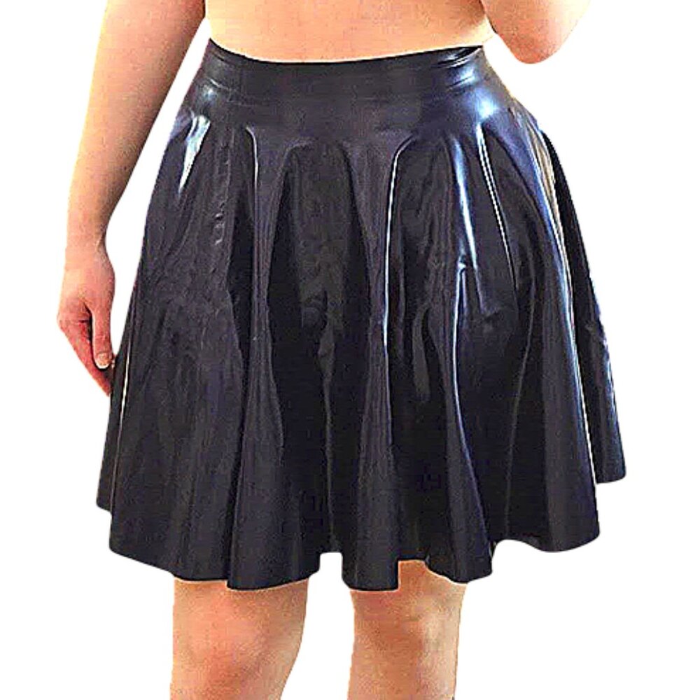 💖 Catalyst Latex "Skating Skirt" Metallic Purple M 💖